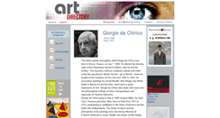 Desktop Screenshot of giorgio-de-chirico.com